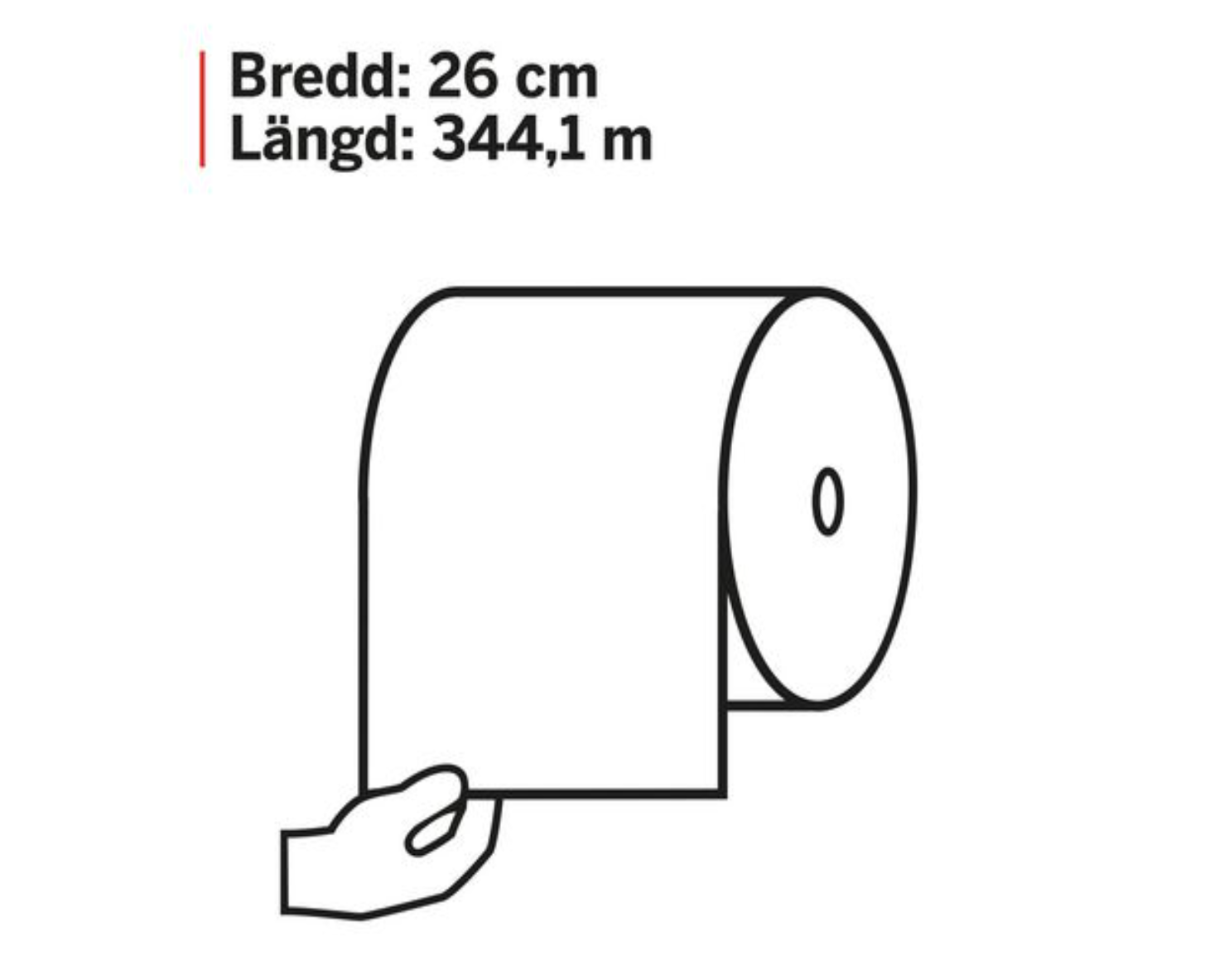 Industritork KATRIN Plus L blå 344m - Primmeshiper