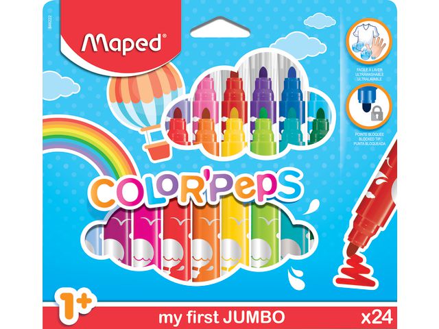 Fiberpenna MAPED My first Jumbo 24/fp - Primmeshiper