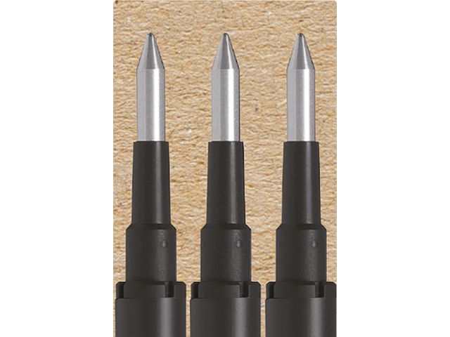 Refill PILOT Frixion 0,7mm svart 3/fp - Primmeshiper