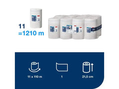 Torkrulle TORK Adv M1 1-lag vit 110m - Primmeshiper