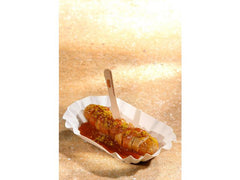 Tallrik PURE 105x200x35mm vit 250/fp Primmeshiper