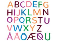 Transperanta Bokstäver I färg 32/fp - Primmeshiper