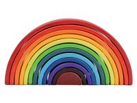 Regnbågsklossar båge 12 delar - Primmeshiper