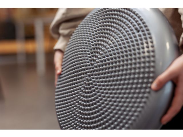 Balanskudde 25cm grå diam - Primmeshiper