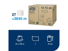 Toalettpapper TORK Uni T6 1-lag 27/fp - Primmeshiper
