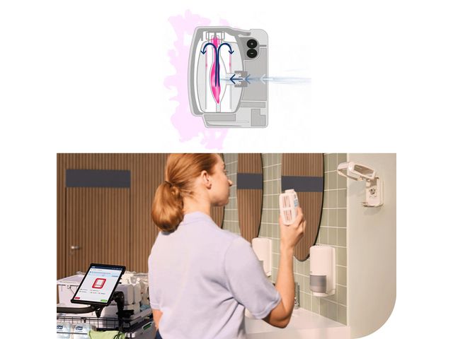 Dispenser TORK A3 luktförbättrare svart - Primmeshiper