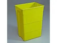 Riskavfallsbehållare 50l gul - Primmeshiper