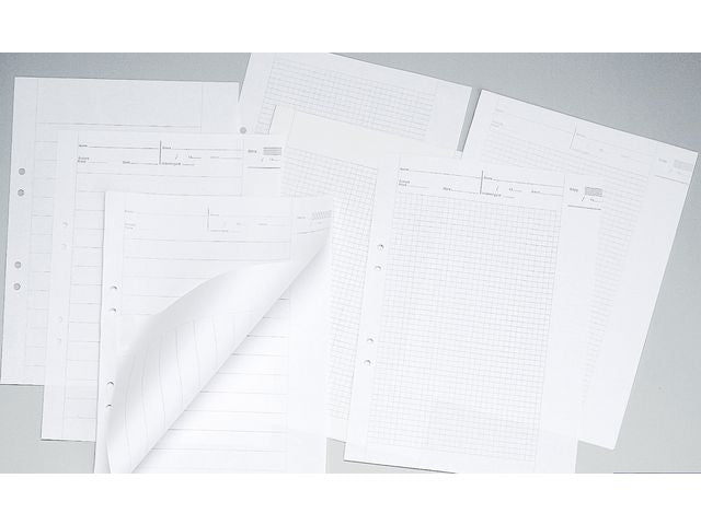 Lösblad A4 linj. 5+5+5+7mm hålat 500/fp - Primmeshiper