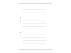 Provskrivp. A4 linjerat 18 mm 500/fp - Primmeshiper