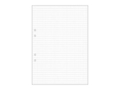Lösblad A4 rutat 5x8mm hålat 500/fp - Primmeshiper