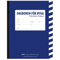 Dagbogen for byggeri forenklet A5 30 dage
