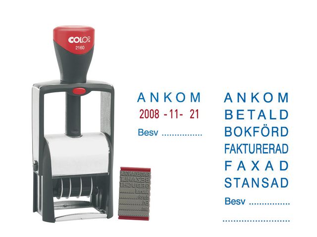 Stämpel COLOP datum stativ S2160/RL - Primmeshiper