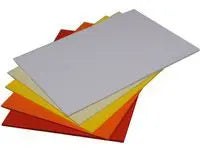 Dekorationskart A4 220g Gul-Röd 50/fp - Primmeshiper