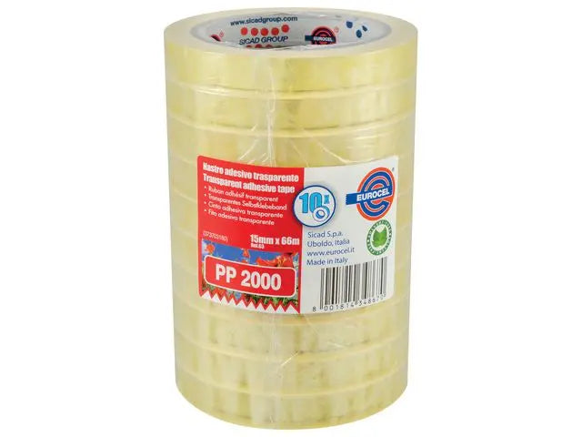 Kontorstejp EUROCEL 66mx15mm 10/fp Primmeshiper