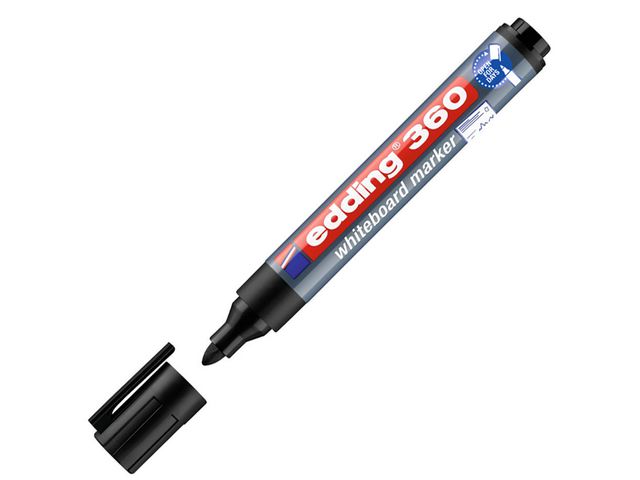 Whiteboardpenna EDDING 360 svart - Primmeshiper