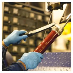 Livsmedelshandske Nitril blå L 200/fp Primmeshiper