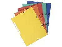 Gummibandsmapp 3-klaff sort - Primmeshiper