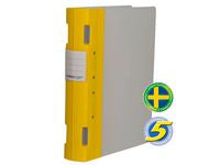 Gaffelpärm KEBAErgo A4 55mm gul/neutral - Primmeshiper