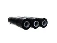 Sträckfilm 23my 45cmx300m svart 6/fp - Primmeshiper