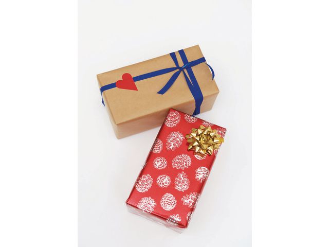 Etikett hjärta röd 19x24mm 1000/RL - Primmeshiper