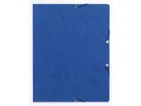 Gummibandsmapp kartong u.kl. A4 blå - Primmeshiper