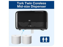 Dispenser TORK T7 Coreless Twin sv - Primmeshiper