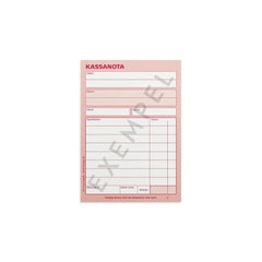 Kassanota A6 numrerade 2 x 50 blad Primmeshiper
