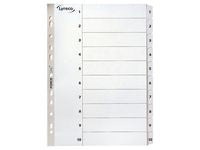 Kartongregister LYRECO A4 1-10 vit - Primmeshiper