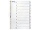 Kartongregister LYRECO A4 1-10 vit - Primmeshiper