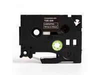 Tape 12mm TZe-335 vit på svart - Primmeshiper
