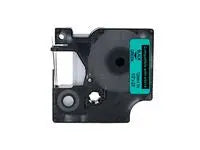 Tape 12mm svart på grön - Primmeshiper