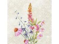 Servetter Floret 3-lags 33X33cm 50/fp - Primmeshiper