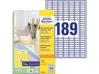 Etikett AVERY Mini 25,4x10mm 4725/fp - Primmeshiper