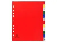 Plastregister EXACOMPTA PP A4+ 1-12 f.f - Primmeshiper