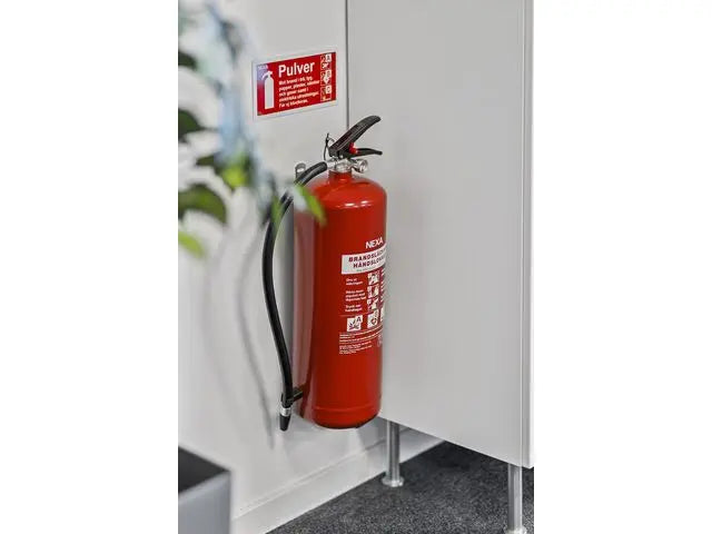 Brandsläckare NEXA 6Kg pulver röd 43A - Primmeshiper