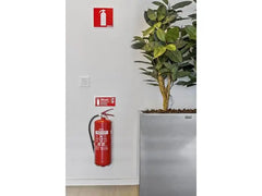 Skylt Brandsläckare Skum 10x20cm Primmeshiper