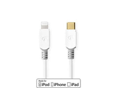 Kabel NEDIS Lightning - USB-C 2m vit - Primmeshiper