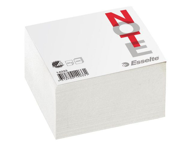 Blockkub 100x100x50mm 500ark vit - Primmeshiper