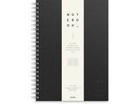 Ant.block BURDE A4 textil linj svart Primmeshiper