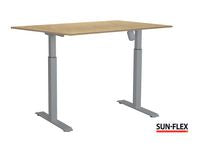 Bord SUN-FLEX I höj/sänk 140x80 grå/bjö - Primmeshiper