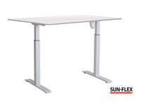 Bord SUN-FLEX II höj/sänk 120x80 vit/vit - Primmeshiper