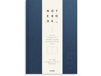 Ant.bok BURDE A5 textil olinj. mörkblå - Primmeshiper