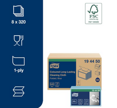 Rengöringsduk TORK Pre W8 blå 40/fp - Primmeshiper