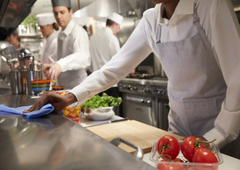 Rengöringsduk TORK Pre W8 blå 40/fp - Primmeshiper