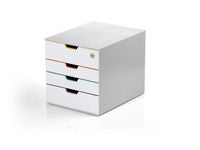 Blankettbox DURABLE Varicolor 4 Safe vit Primmeshiper