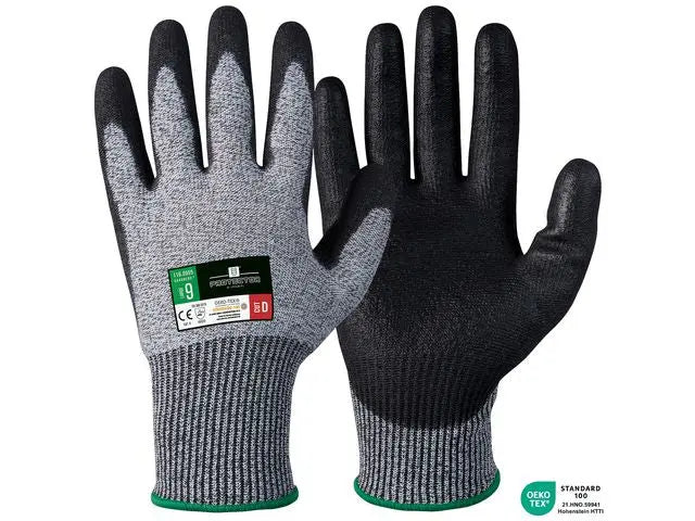 Skärskyddhandske Svart/Grå Stl 9 12/FP - Primmeshiper