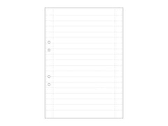 Lösblad A4 linjerat 14,5mm hålat 500/fp - Primmeshiper
