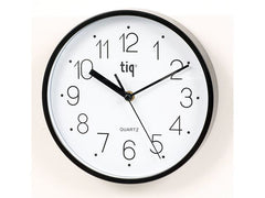 Väggur TIQ Ø22,5cm svart - Primmeshiper