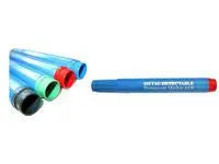 Märkpenna detekterbar rund svart - Primmeshiper