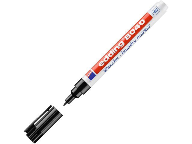 Märkpenna EDDING 8040 textil svart - Primmeshiper